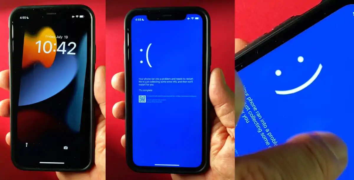 Blue Screen of Death Trick