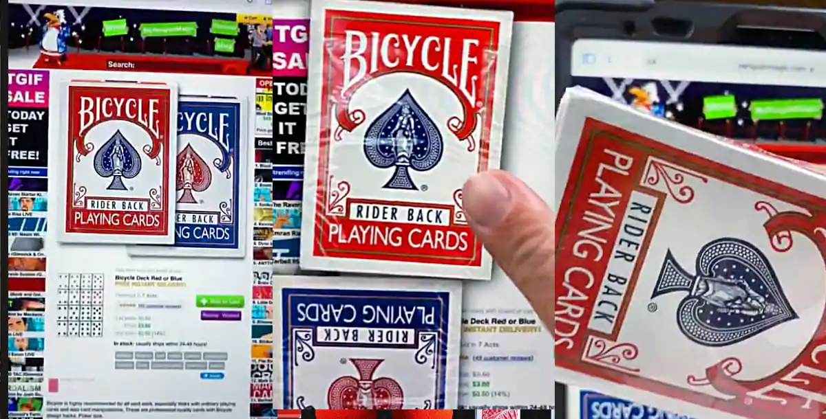 Bicycle Card Box from Penguin Magic Website